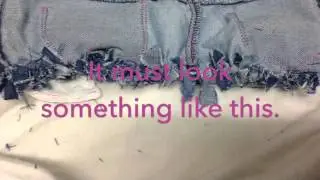 DIY No sew Denim bag