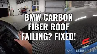 HOW TO DIY: Fixing Failing Carbon Fiber Roof on BMW (Step-by-Step)