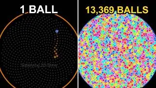 The Most Satisfying 2D Physics Simulations | 13 Simulation in 1 video