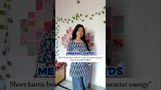 These Short Kurtis are a VIBE 😍 | Meesho short kurti haul #meeshohaul  #trending #ytshorts #shorts