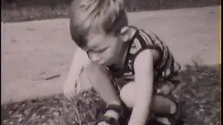 Standard 8mm B&W Home Movie -- Park & Bugs