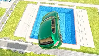 Epic High Speed Car Jumps #35 &ndash; BeamNG Drive | Smashdrive