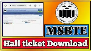 🔴MSBTE Hall Ticket Kaise Download Kare || How To Download MSBTE Hall Ticket 2021 || @ʀᴏʜɪᴛ ᴠᴀꜱᴀᴠᴇ