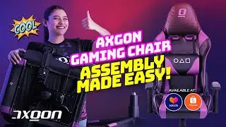 GAXGON GAMING CHAIR | AX1CVa | ERGONOMIC GAMING & OFFICE CHAIR | HOW TO ASSEMBLE