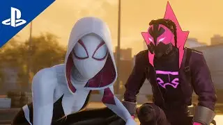 SPIDER-GWEN and PROWLER MILES vs THE LIZARD | ACROSS THE SPIDER-VERSE