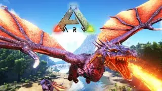 ARK Survival мод AG Reborn, серия #9.  Выращивание Альфа виверны и Убийство Дракона.