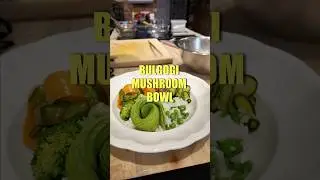 this is what i made as a private chef in beverly hills. bulgogi wild mushroom bowl