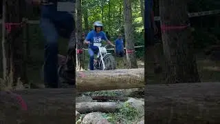 A-Class vintage trials rider showing how it&rsquo;s done #midohio #vintagemotorcycledays #vmd