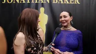 Galina Sobolev & Terri Marie on the Red Carpet at Jonathan Baker's Annual Oscar Viewing Party.
