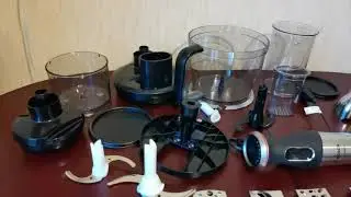 Погружной блендер Bosch MS8CM6190. Самая полная распаковка, в действии!