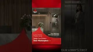 Custom Door Panel Finishing | NBSL door panel designs #elevatortechnology  #elevatordoors #elevating