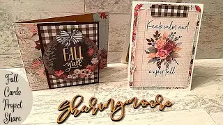 Quick Fall Cards Project Share ~ November 2021 {Sharingmoore}
