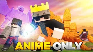 I Became NARUTO in 'ANIME ONLY' Minecraft Server!