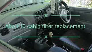 How to change cabin filter /Alto K10 AC filter replacement Alto ac filter change #suzuki #alto