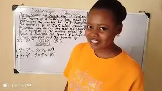 Learn how to solve mathematical problems on square and square root. #mathslearning #teacher