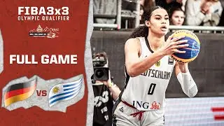 Germany v Uruguay | Women's - Full Game | FIBA 3x3 Olympic Qualifier | 3x3 Basketball