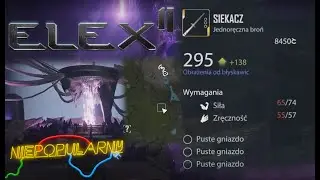 Elex 2 SIEKACZ - The Cutter - Najlepszy miecz jednoręczny! Czy to najlepsza broń w grze?