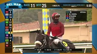 Dr. Schivel wins Runhappy Del Mar Futurity (Gr.1) race 10 at Del Mar 09/07/20