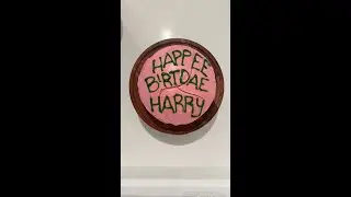 Harry Potter's birthday cake #HarryPotter #RubeusHagrid
