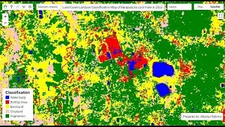 Классификация землепользования и растительного покрова с использованием машинного обучения Random...