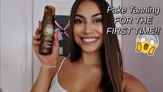 Fake Tanning FOR THE FIRST TIME! 😱 | VLOG
