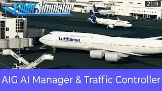 Alpha India Group AI Manager & Traffic Controller ★ FLIGHT SIMULATOR Deutsch
