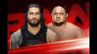 wwe Monday night raw roman reigns vs samoa joe highlights