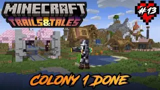 Colony 1 In Custom Village Done || Minecraft 1.20 Let's Play Series || LEAG