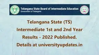 TS Inter Results 2022