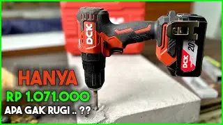 Rp 1,071,000 PAKET LENGKAP 2 BATRE 4AH TERMURAH, APA GAK RUGI ? Brushless Hammer Drill DCK KDJZ2050i