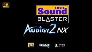 Retro Creative Sound Blaster Demo - Audigy 2 NX - External USB Sound Card (4K)