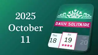 Daily Challenge Solitaire Solution October 10 2025