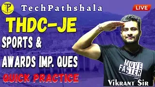 THDC JE (Civil)| Sports & Awards Most imp Questions |  thdc admit card 2021thdc je exam date 2021