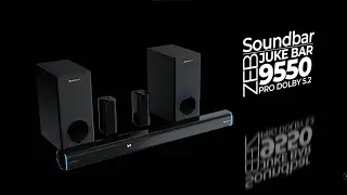 Zebronics | Zeb Jukebar 9550 | Dolby Soundbar with Dual Subwoofers