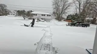 Boston MA USA - Snow storm Blizzard -   25 Jan 2026 - Snow cleaning 1