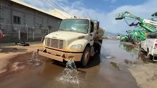 Lot 6 2018 Freightliner M2 2000-Gallon Water Truck Maui Online Auction IslandBid.com