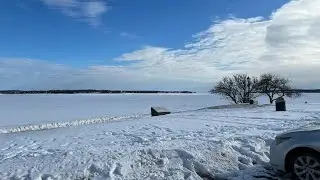 Frozen Charlottetown Harbour - Winter in Prince Edward Island