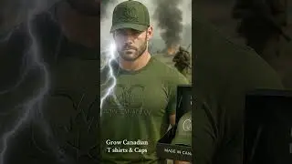 Limited edition Grow Canadian luxury t-shirts & Caps