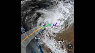 Cyclone Sean Timelapse - 2025 #cyclone #hurricane #typhoon