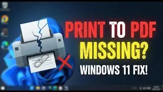 Microsoft Print to PDF Missing Windows 11 Reinstall the Microsoft Print to PDF Driver