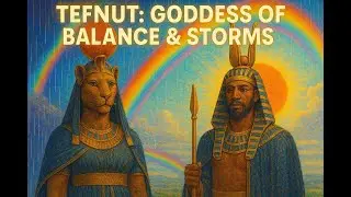Tefnut  Egyptian goddess of moisture, often associated with water, rain, dew, and humidity.
