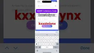 Hahm app invitation code kxxstniynx  #hahm #onlineearning #app