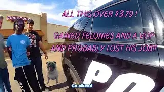 Officers Can't Trespass Him, Only the Manager Can. Another You Tube Law School Dropout!  Very Funny!