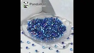 Preciosa&reg; Crystal Beads, Czech Crystal, Bicone, 30240 20000 Cobalt Blue AB #jewelry