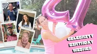 My 21st Birthday Surprise!! Celebrity Birthday Wishes!