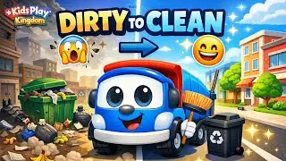 Leo&rsquo;s Car Garbage Cleaning 🚮 | Clean The City! 🧹✨ #gameplay #kidsgames #youtubekids 