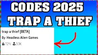 Trap A Thief Codes 2025 / Roblox ! 🎮🔑