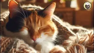 Calming Music for Cats (with cat purring sounds) - Deep Relaxation & Anxiety Relief 24/7