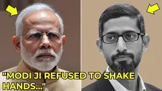 &ldquo;Modi Ji Refused to Shake Hands &mdash; Sundar Pichai&rsquo;s Calm Response Shocked the World&rdquo;