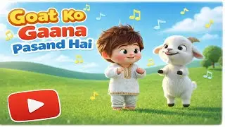 Goat Ko Gaana Pasand Hai | Hindi Animal Song for Kids & Toddlers